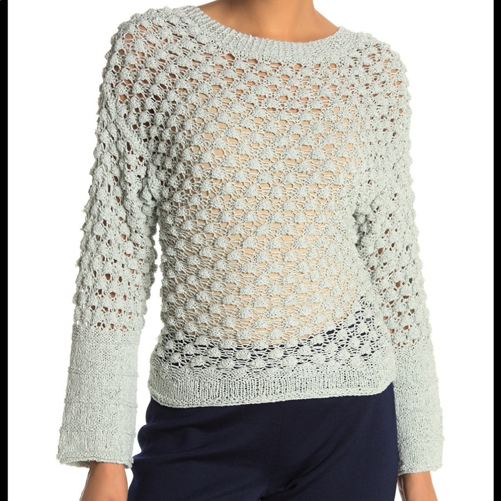 NEW Theory Lace Stitch Sweater - Picture 1 of 2
